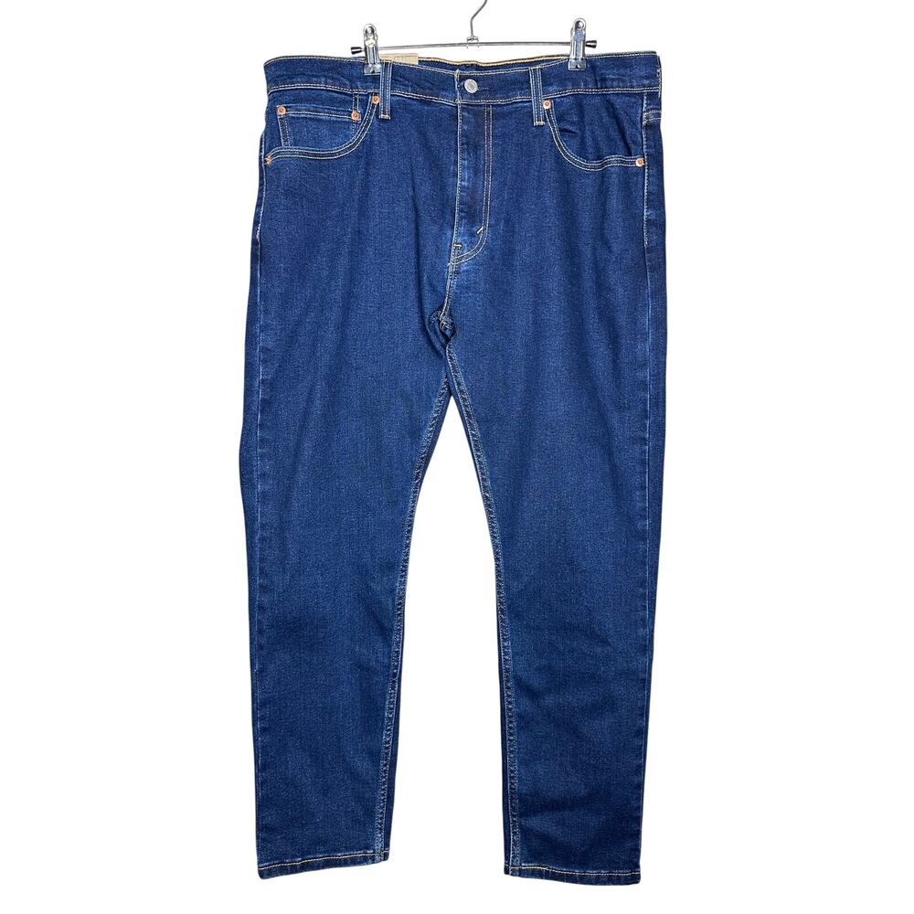 Levi’s 512 Slim Taper Stretch Jeans Dark Blue Denim Red Tab Mens 36x30 NWT